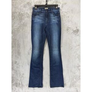 Mother The Insider Bootcut Jeans Blue High Rise 27 When the Going Gets Tough